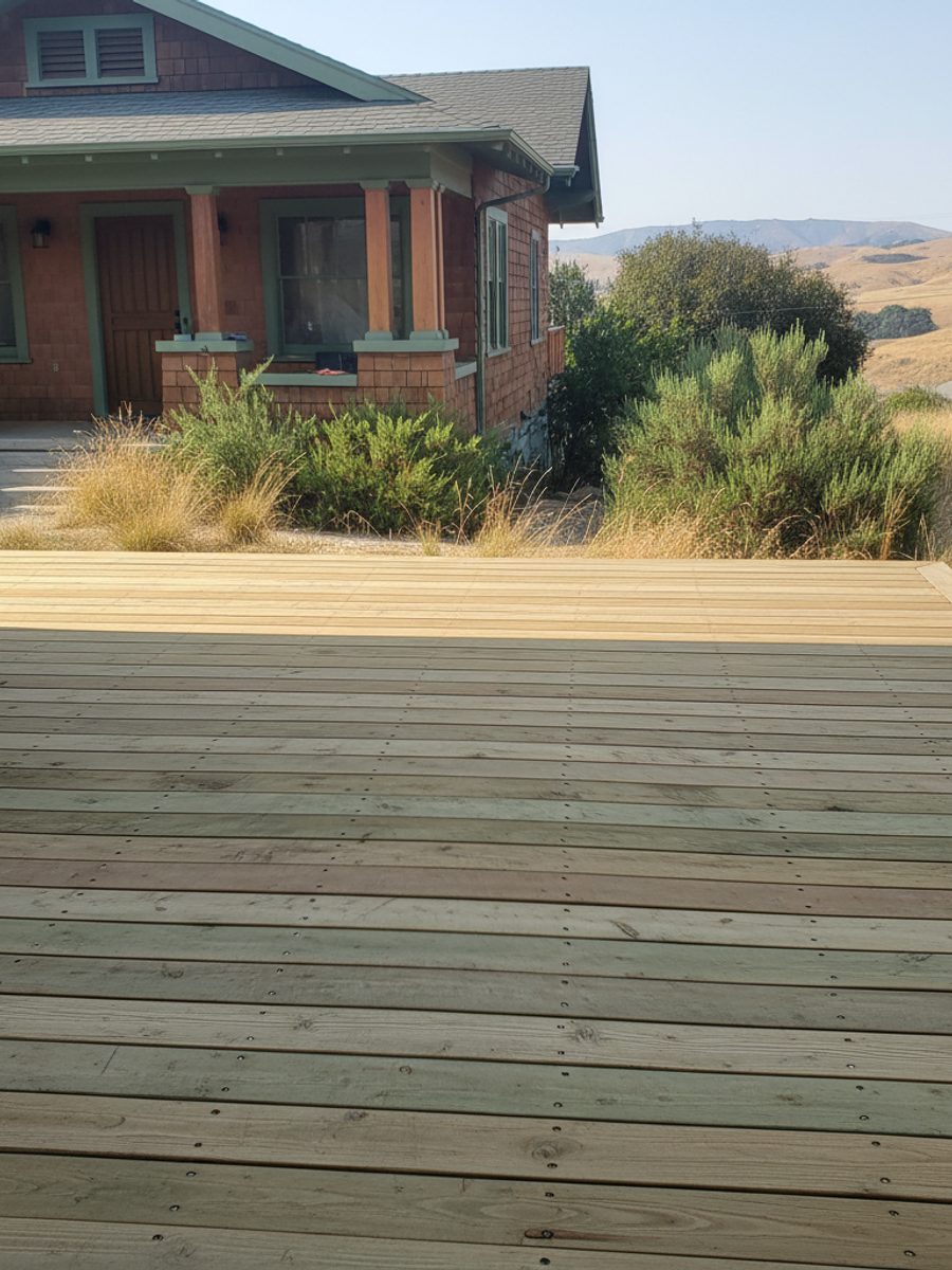 Deck Demolition & Removal completed by Omega Deck Company in Acton, CA