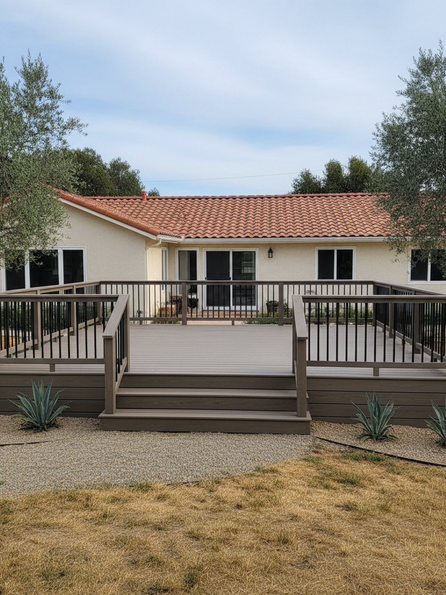 Pergolas & Covered Decks completed by Omega Deck Company in Littlerock, CA