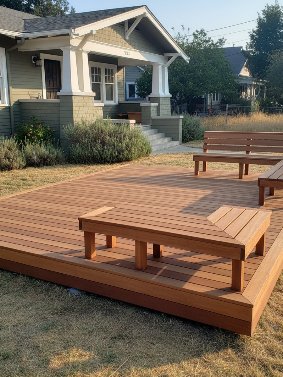 Deck Installation completed by Omega Deck Company in Mojave, CA