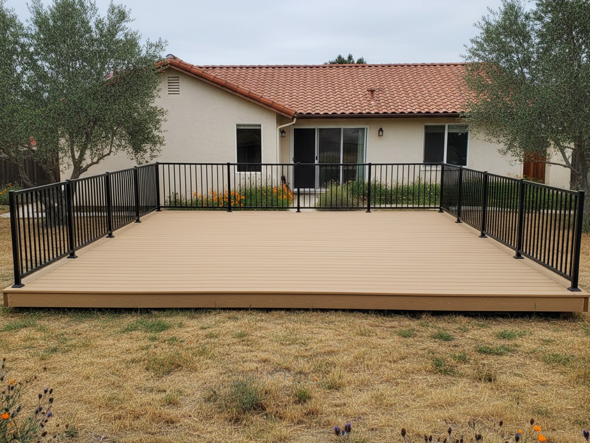 Deck Staining & Sealing completed by Omega Deck Company in Lancaster, CA