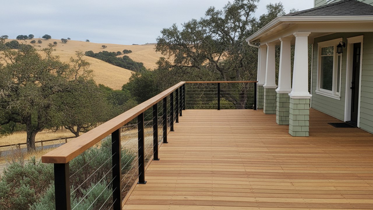 Composite Decking completed by Omega Deck Company in Victorville, CA